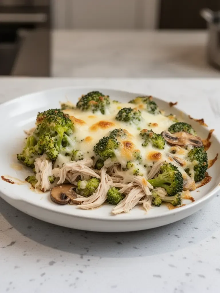 Comforting Rotisserie Chicken Broccoli Casserole