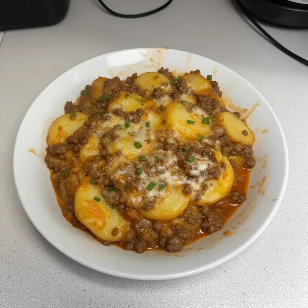Crockpot Hamburger Potato Casserole