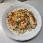 French Onion Chicken and Rice Bake