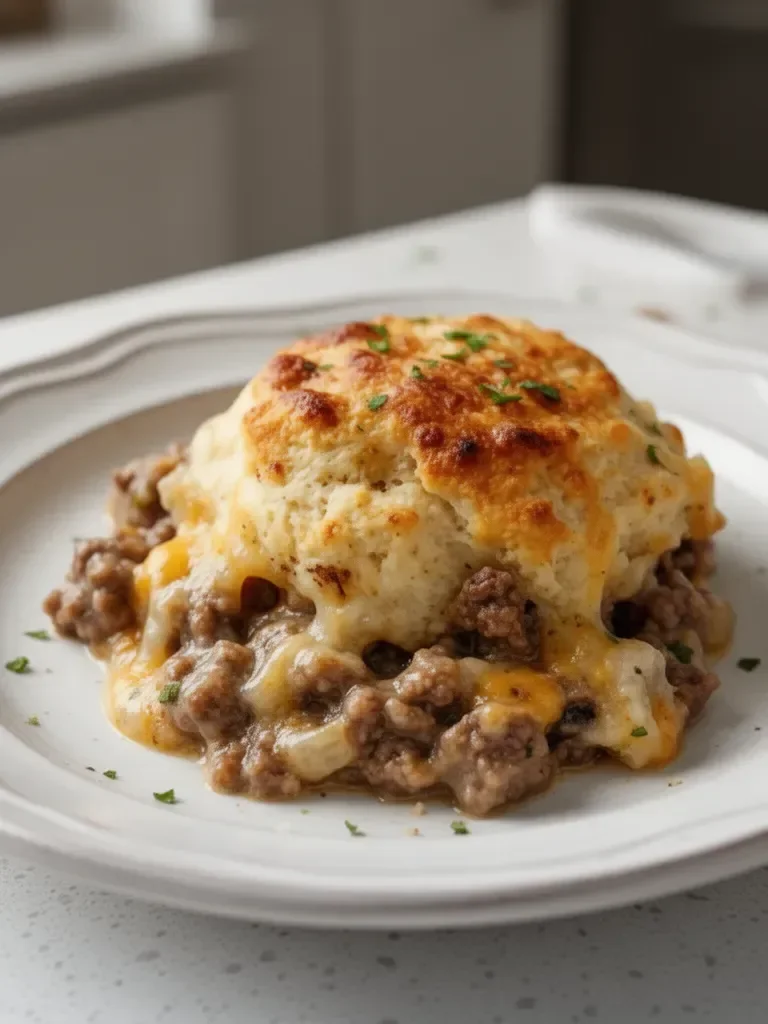 Ground Beef and Biscuit Bake 10 Ground Beef and Biscuit Bake