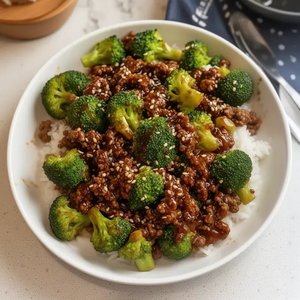 Ground Beef And Broccoli