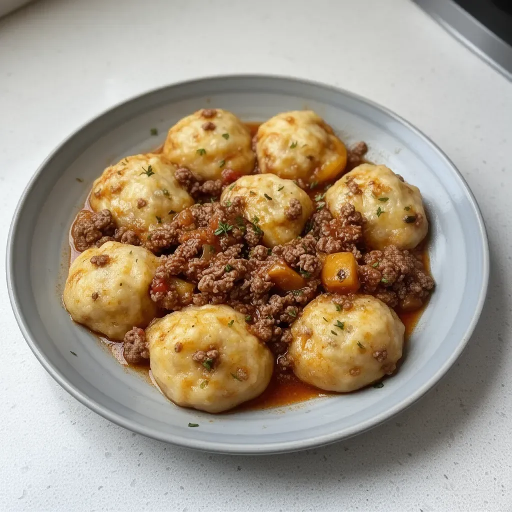Ground Beef and Dumplings