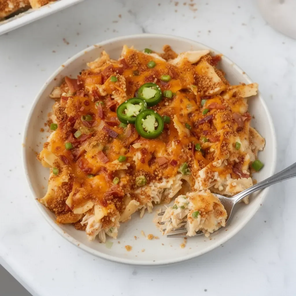 Jalapeño Popper Chicken Casserole