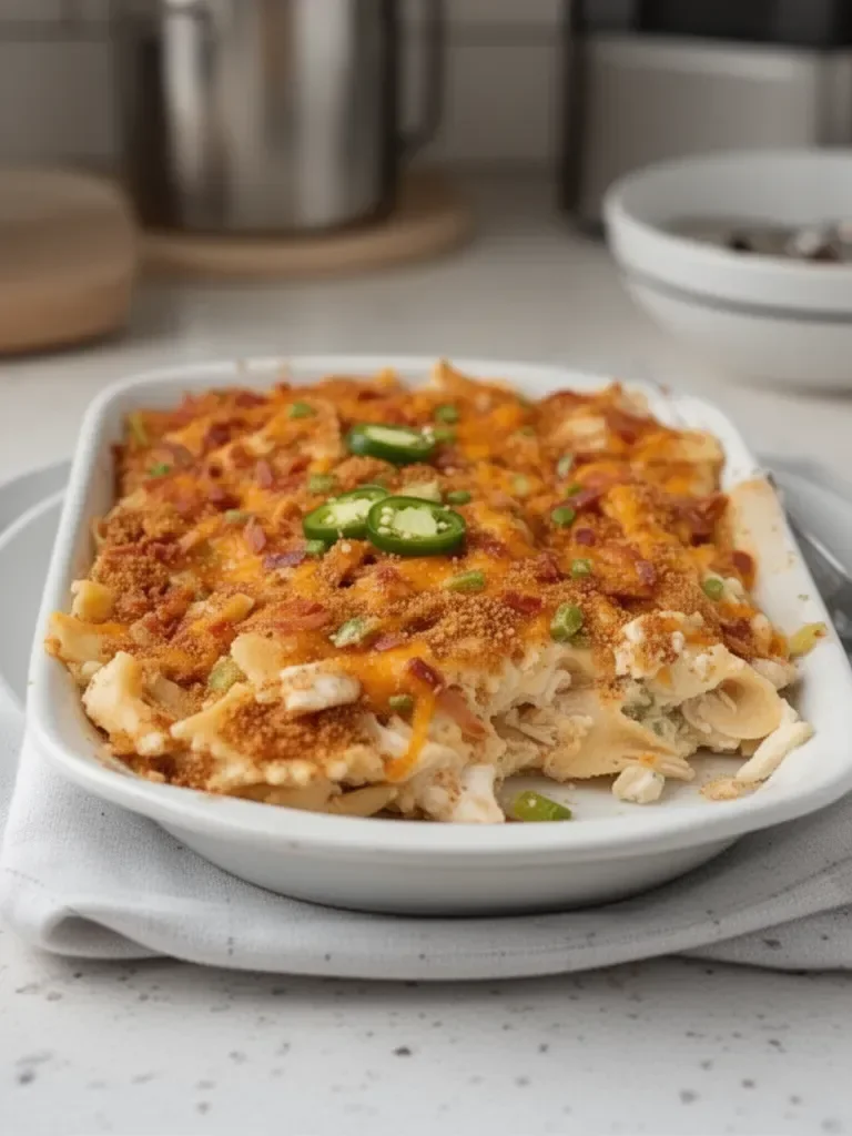 Jalapeño Popper Chicken Casserole