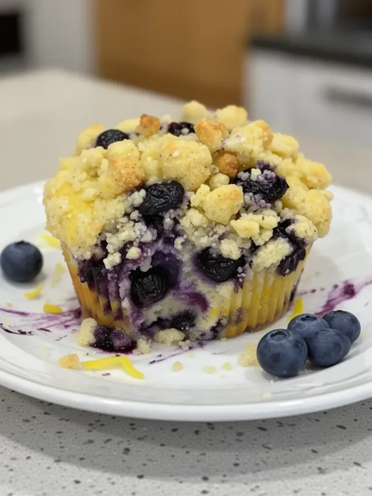 Lemon Blueberry Muffins 7 Lemon Blueberry Muffins