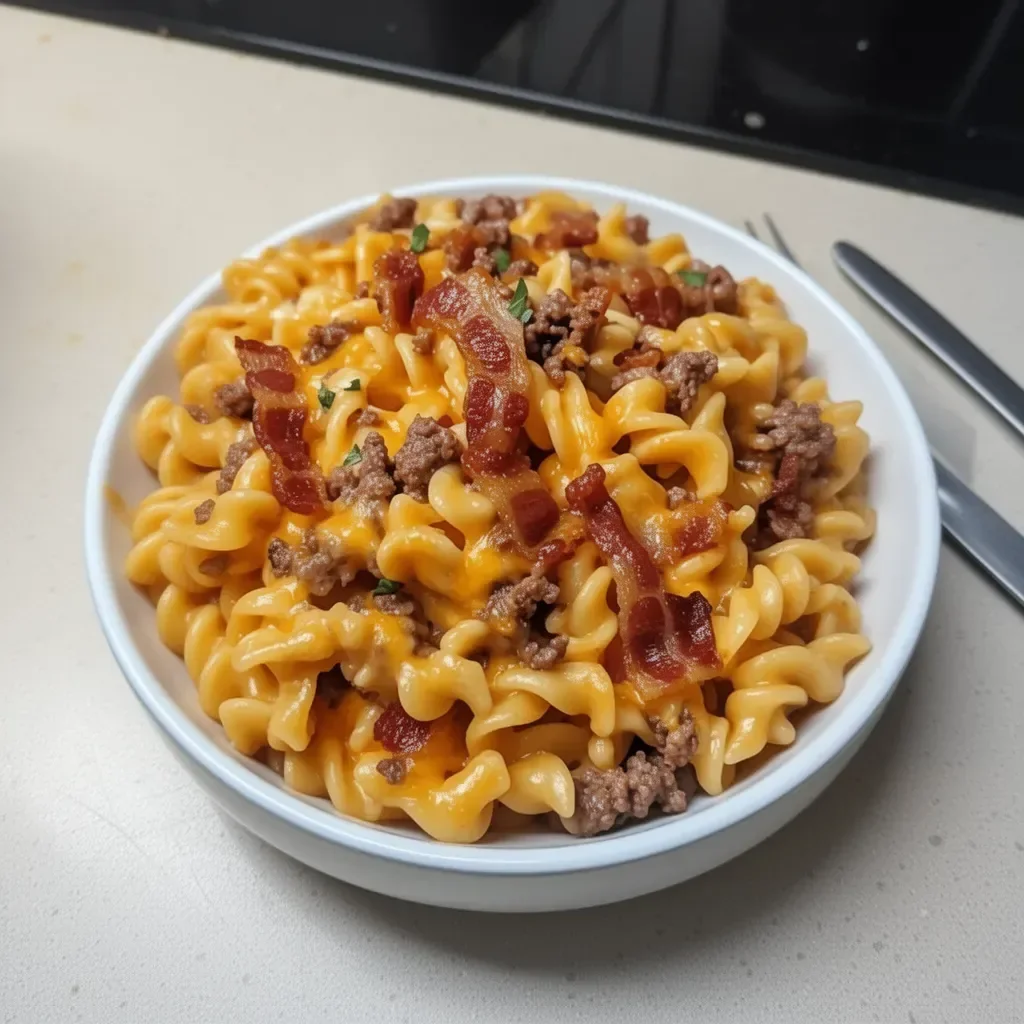Loaded Bacon Cheeseburger Pasta You’ll Crave Again and Again