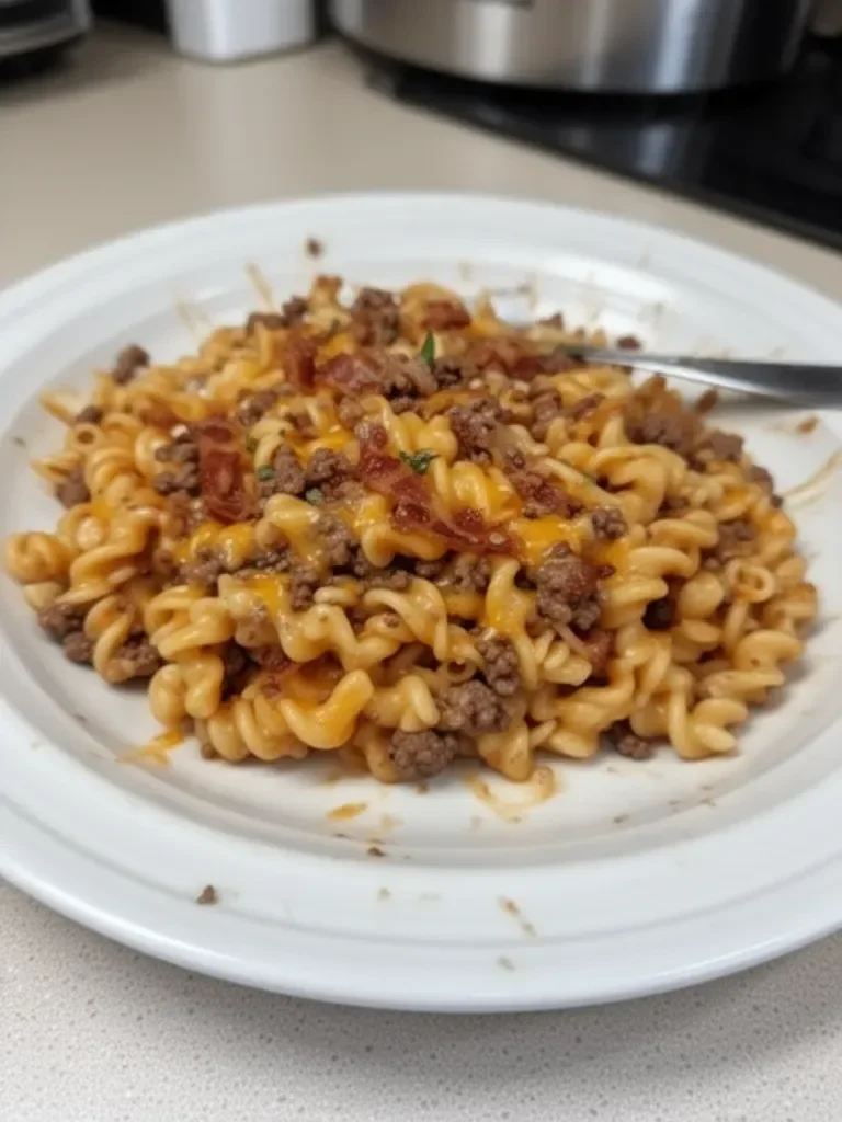 Loaded Bacon Cheeseburger Pasta You'll Crave Again and Again