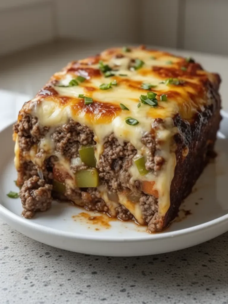 Philly Cheesesteak Meatloaf: A Cheesy, Beefy Twist on a Comfort Food Classic