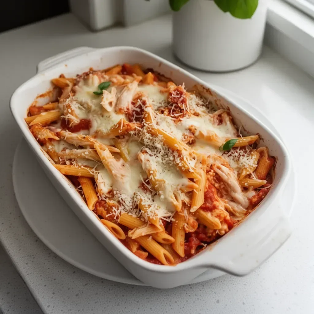 Rotisserie Chicken Parmesan Casserole
