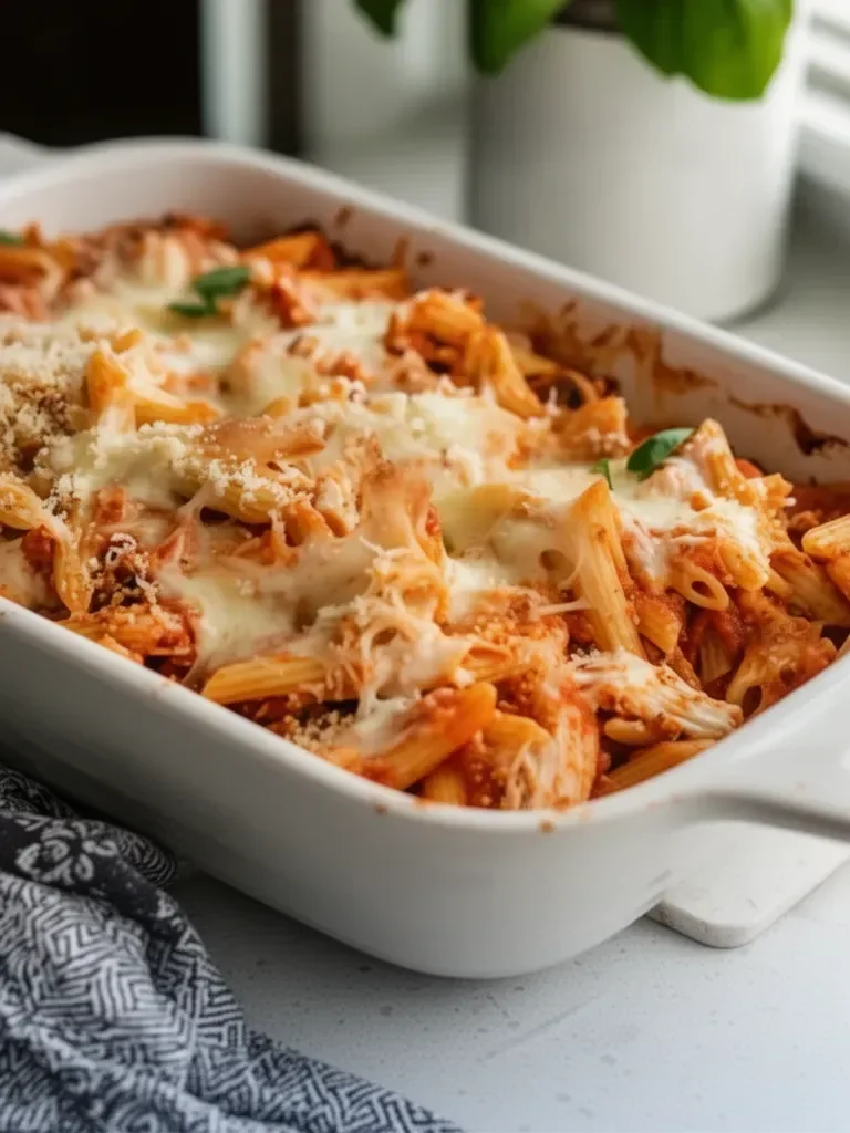 Rotisserie Chicken Parmesan Casserole