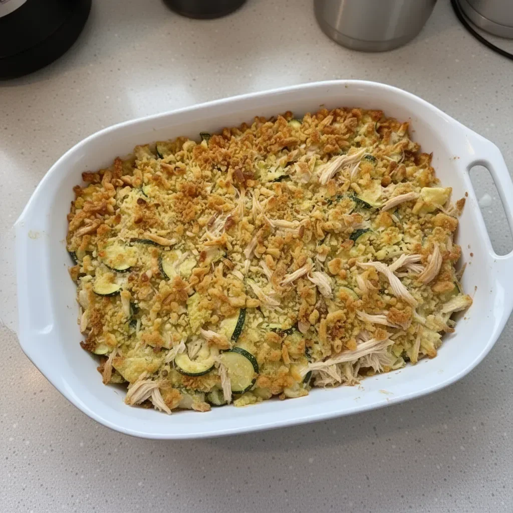 Rotisserie Chicken & Zucchini Casserole
