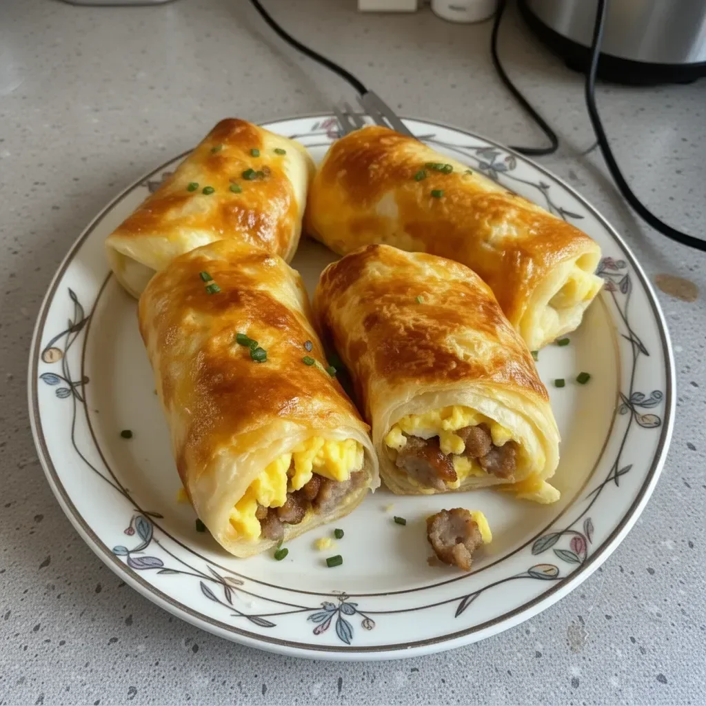 Sausage, Egg, and Cheese Breakfast Roll-Ups 14 Sausage, Egg, and Cheese Breakfast Roll-Ups