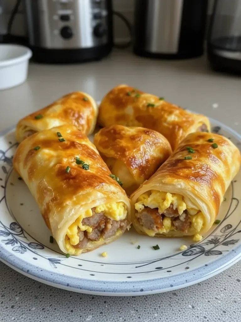 Sausage, Egg, and Cheese Breakfast Roll-Ups 7 Sausage, Egg, and Cheese Breakfast Roll-Ups