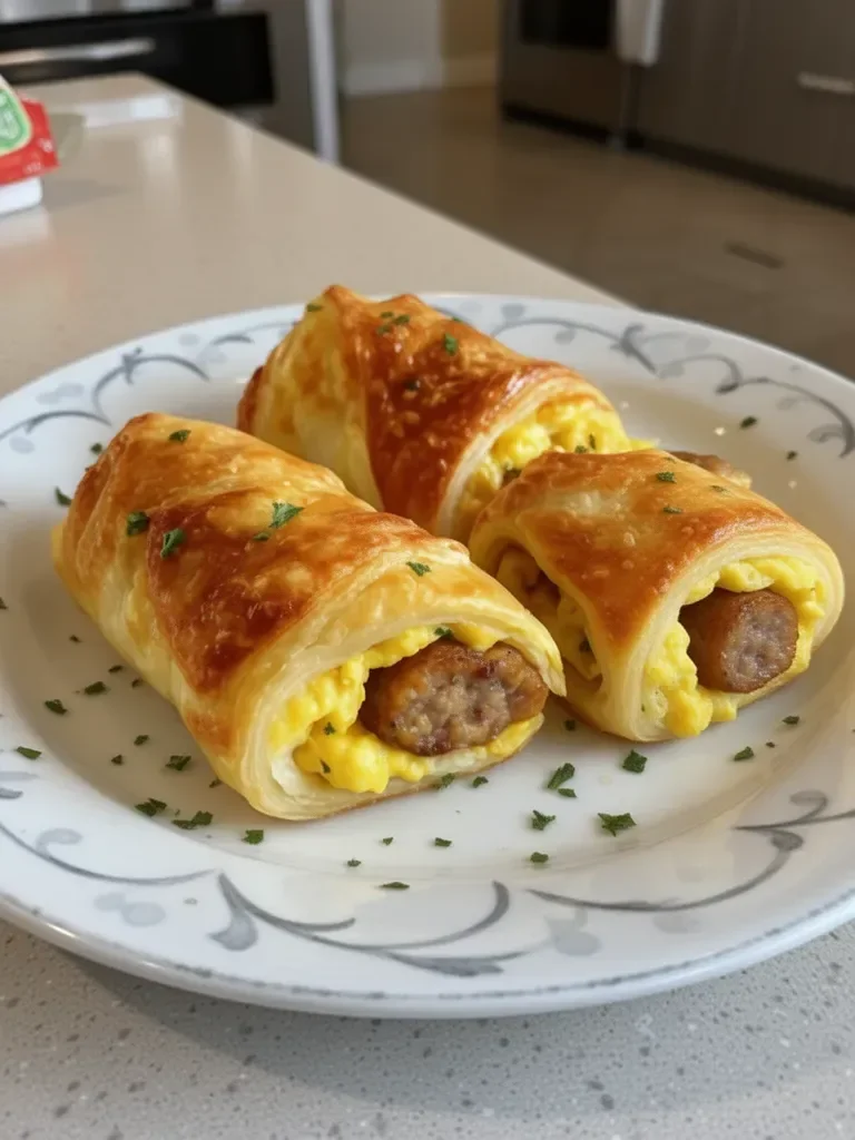 Sausage Egg Breakfast Roll-Ups – Quick & Easy Morning Treat! - mommyplates 7 Sausage Egg Breakfast Roll-Ups – Quick & Easy Morning Treat! - mommyplates