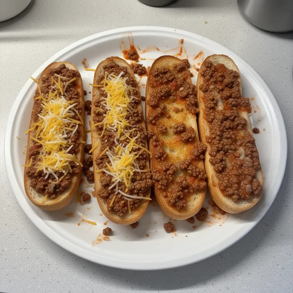Sloppy Joe French Bread Slices 18 Sloppy Joe French Bread Slices