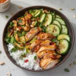 Sweet Chili Rotisserie Chicken Bowls