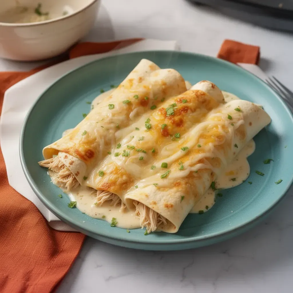 Tasty White Rotisserie Chicken Enchiladas