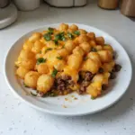 Tater Tot Casserole with Ground Beef