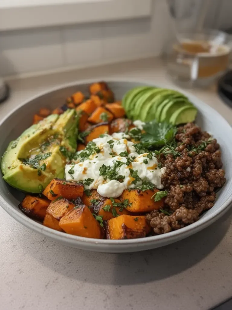 Viral Ground Beef Hot Honey Bowl